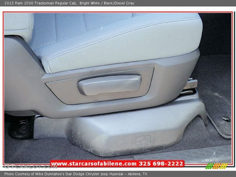Bright White / Black/Diesel Gray 2013 Ram 1500 Tradesman Regular Cab