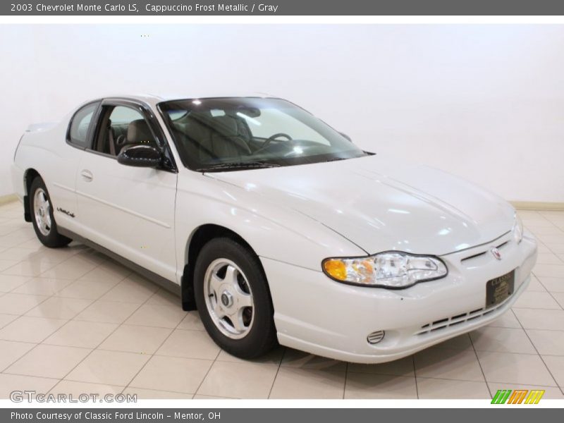 Cappuccino Frost Metallic / Gray 2003 Chevrolet Monte Carlo LS