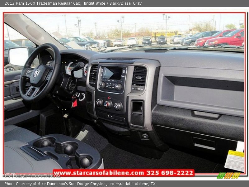 Bright White / Black/Diesel Gray 2013 Ram 1500 Tradesman Regular Cab
