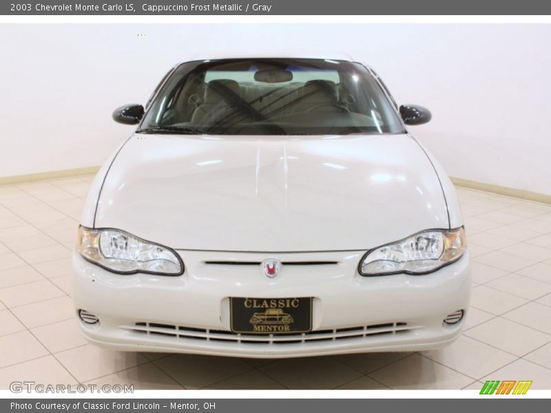 Cappuccino Frost Metallic / Gray 2003 Chevrolet Monte Carlo LS