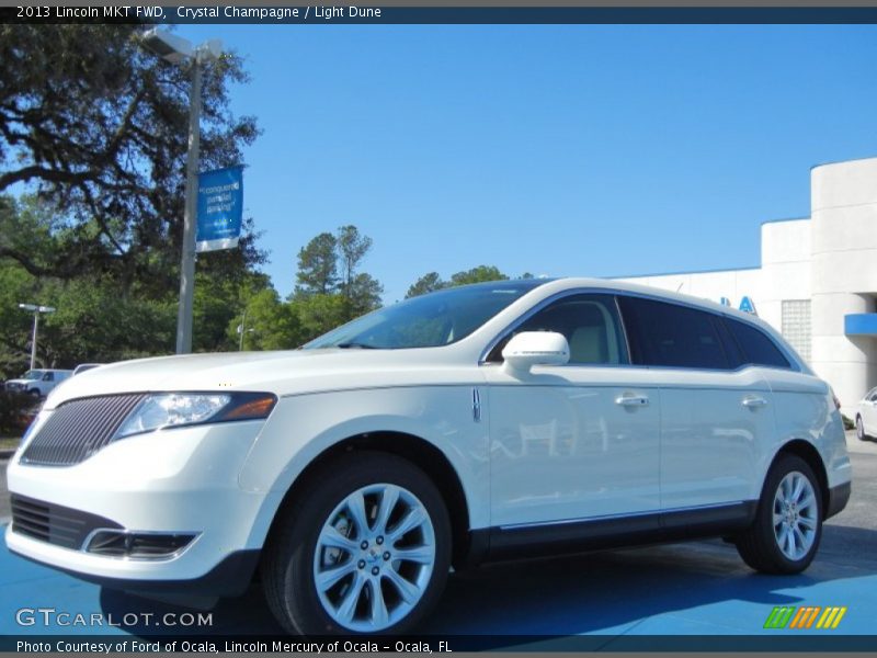 Crystal Champagne / Light Dune 2013 Lincoln MKT FWD