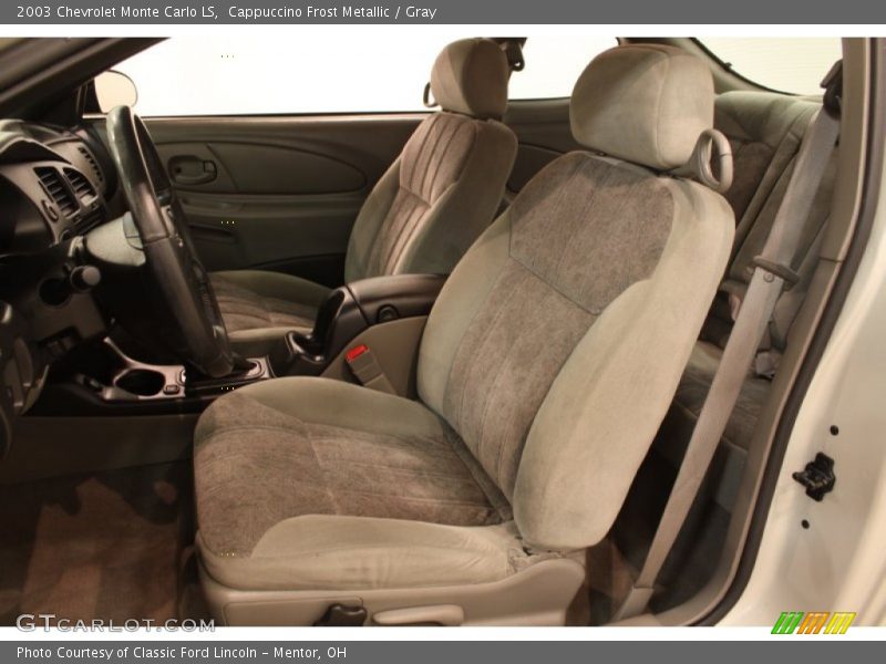 Cappuccino Frost Metallic / Gray 2003 Chevrolet Monte Carlo LS