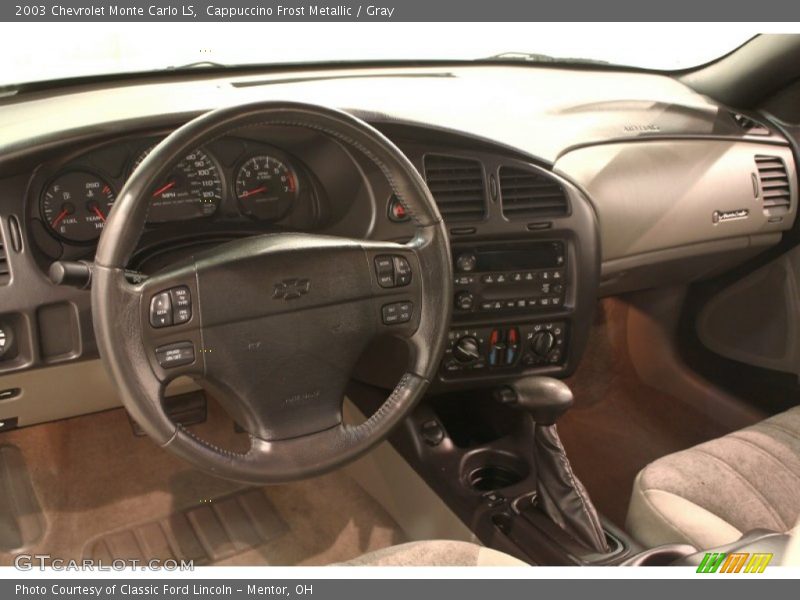 Cappuccino Frost Metallic / Gray 2003 Chevrolet Monte Carlo LS