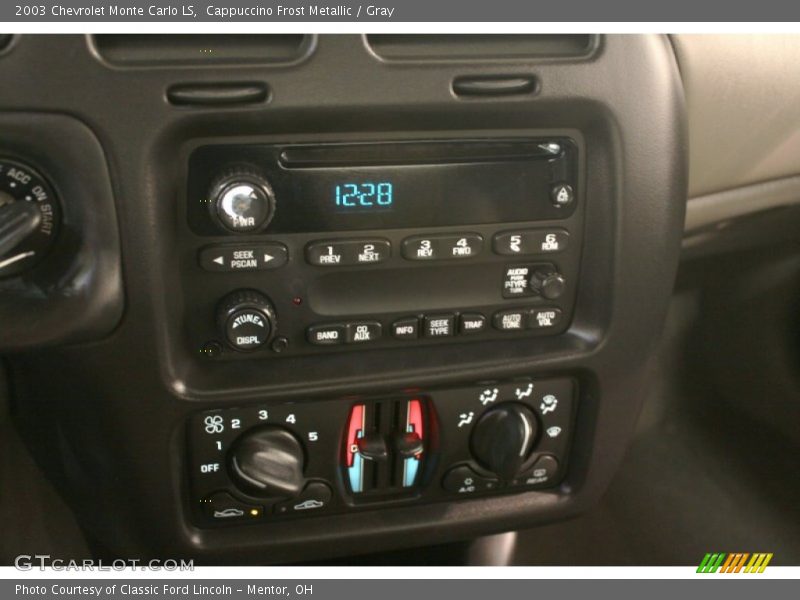 Cappuccino Frost Metallic / Gray 2003 Chevrolet Monte Carlo LS