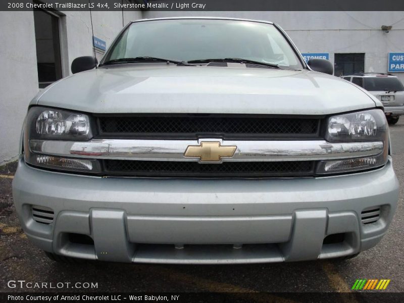 Silverstone Metallic / Light Gray 2008 Chevrolet TrailBlazer LS 4x4