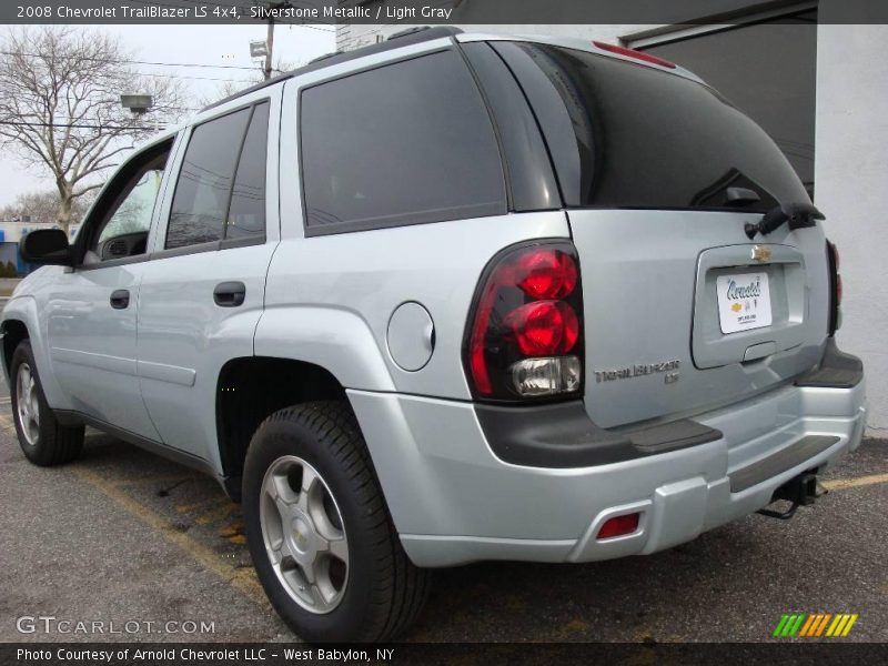 Silverstone Metallic / Light Gray 2008 Chevrolet TrailBlazer LS 4x4