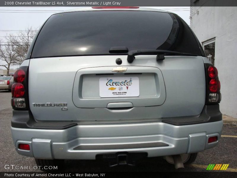 Silverstone Metallic / Light Gray 2008 Chevrolet TrailBlazer LS 4x4