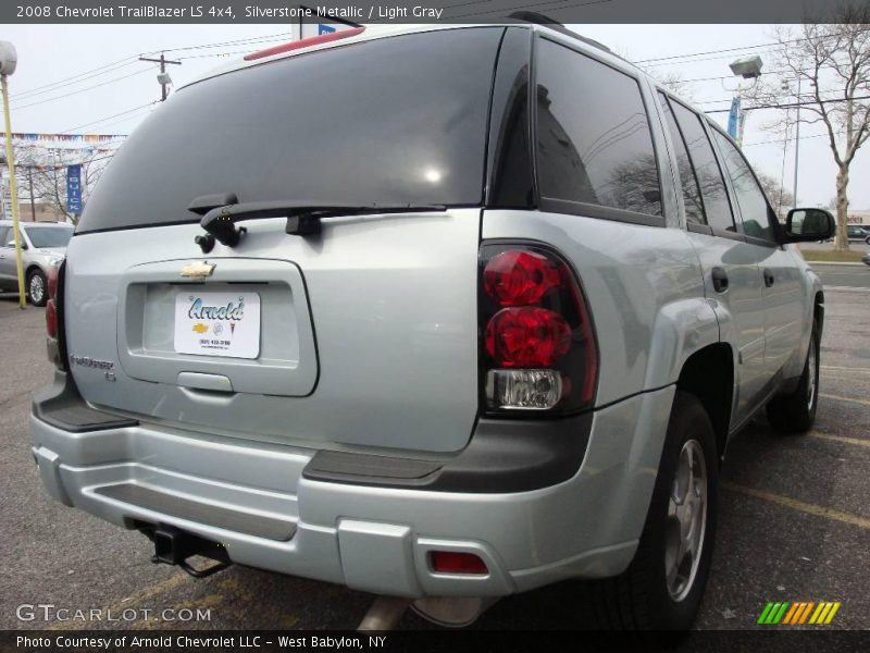 Silverstone Metallic / Light Gray 2008 Chevrolet TrailBlazer LS 4x4