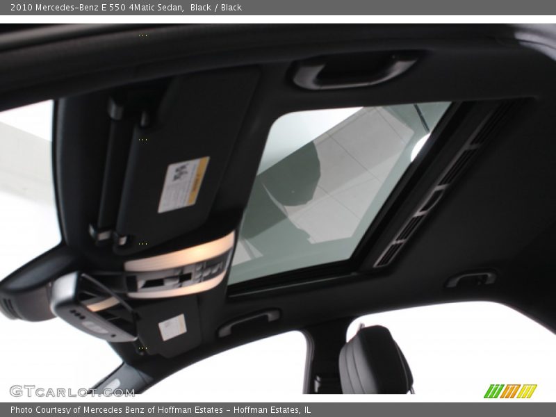 Black / Black 2010 Mercedes-Benz E 550 4Matic Sedan