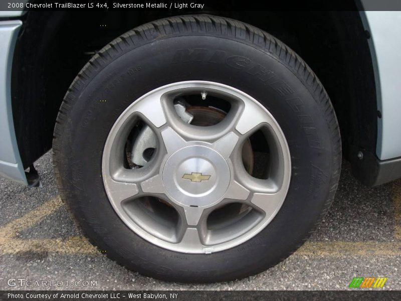 Silverstone Metallic / Light Gray 2008 Chevrolet TrailBlazer LS 4x4