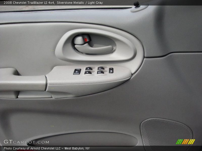 Silverstone Metallic / Light Gray 2008 Chevrolet TrailBlazer LS 4x4