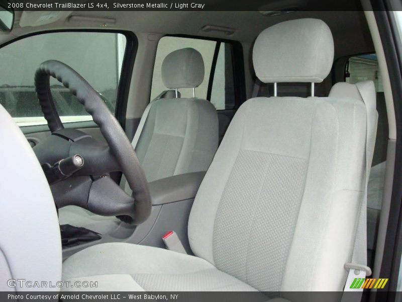 Silverstone Metallic / Light Gray 2008 Chevrolet TrailBlazer LS 4x4