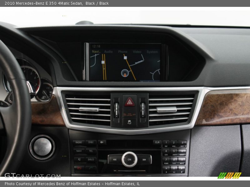 Black / Black 2010 Mercedes-Benz E 350 4Matic Sedan