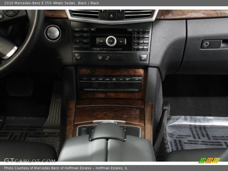 Black / Black 2010 Mercedes-Benz E 350 4Matic Sedan