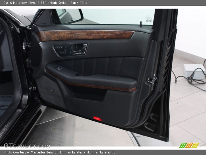Black / Black 2010 Mercedes-Benz E 350 4Matic Sedan