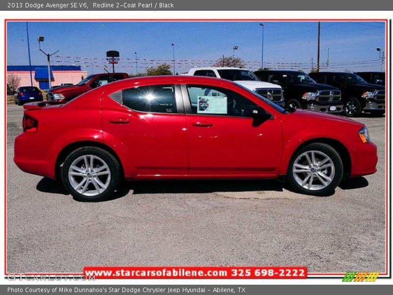 Redline 2-Coat Pearl / Black 2013 Dodge Avenger SE V6