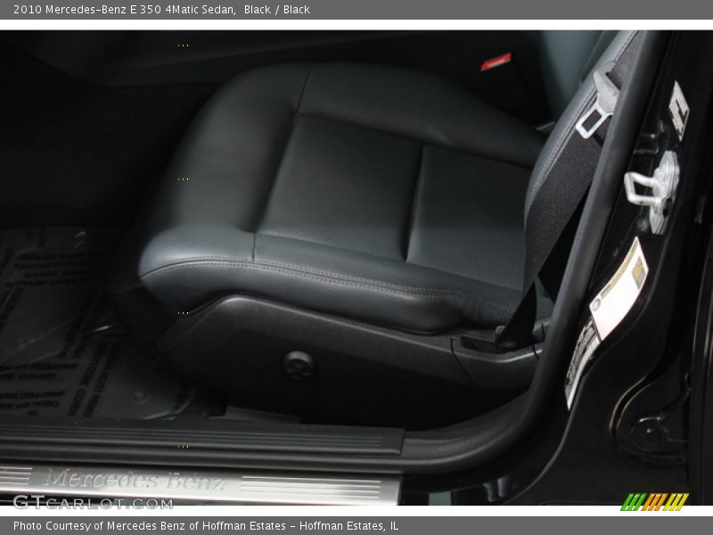 Black / Black 2010 Mercedes-Benz E 350 4Matic Sedan