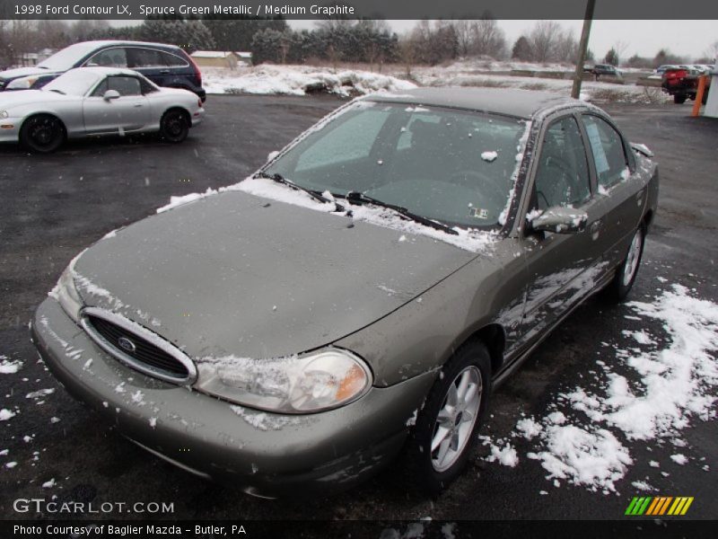 Spruce Green Metallic / Medium Graphite 1998 Ford Contour LX