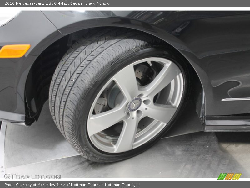 Black / Black 2010 Mercedes-Benz E 350 4Matic Sedan