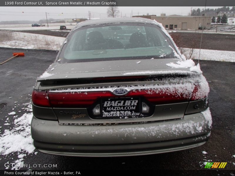 Spruce Green Metallic / Medium Graphite 1998 Ford Contour LX
