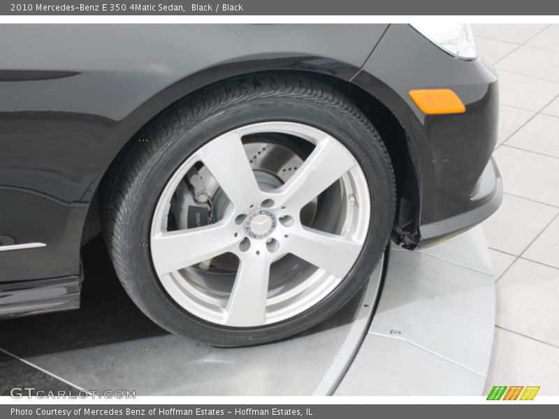 Black / Black 2010 Mercedes-Benz E 350 4Matic Sedan