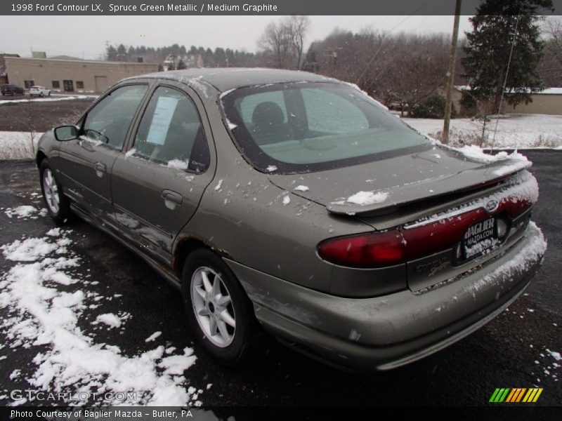 Spruce Green Metallic / Medium Graphite 1998 Ford Contour LX