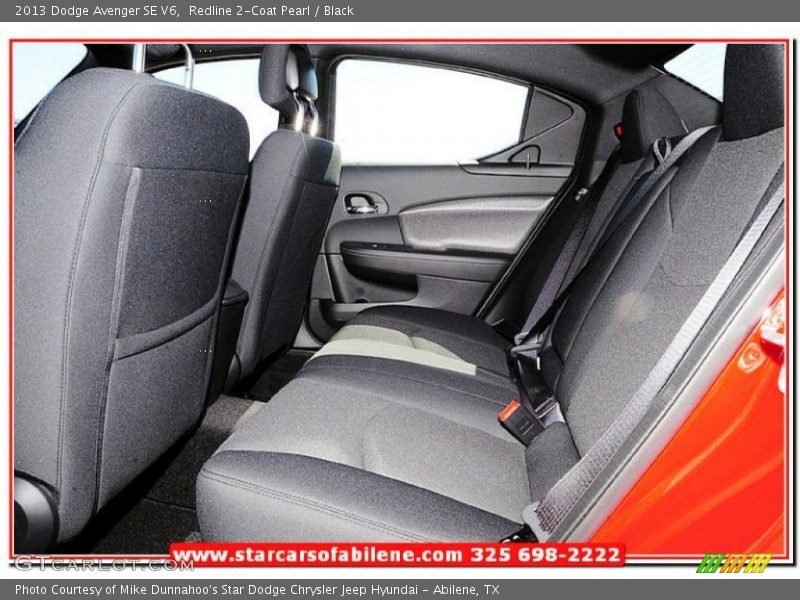 Redline 2-Coat Pearl / Black 2013 Dodge Avenger SE V6