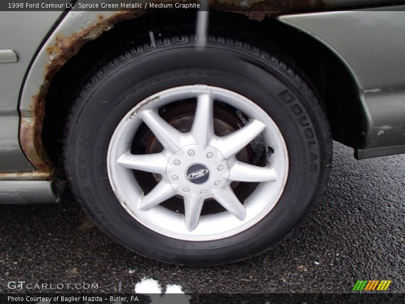 Spruce Green Metallic / Medium Graphite 1998 Ford Contour LX