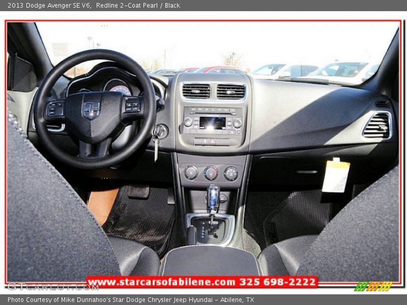 Redline 2-Coat Pearl / Black 2013 Dodge Avenger SE V6