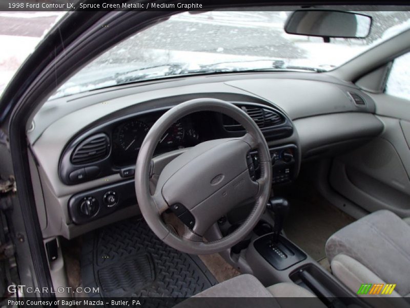 Spruce Green Metallic / Medium Graphite 1998 Ford Contour LX