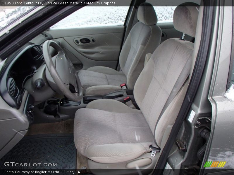 Spruce Green Metallic / Medium Graphite 1998 Ford Contour LX