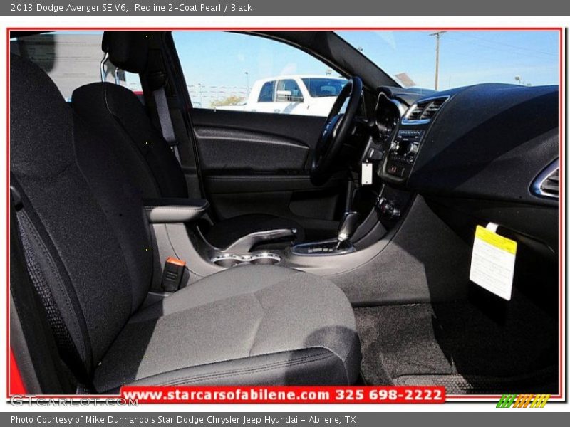 Redline 2-Coat Pearl / Black 2013 Dodge Avenger SE V6