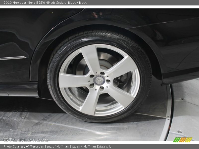 Black / Black 2010 Mercedes-Benz E 350 4Matic Sedan
