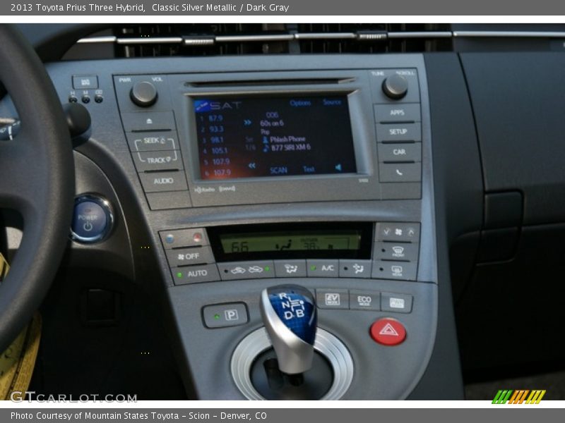 Classic Silver Metallic / Dark Gray 2013 Toyota Prius Three Hybrid