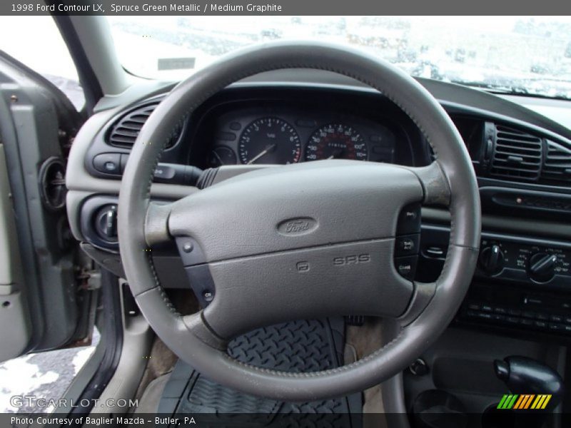 Spruce Green Metallic / Medium Graphite 1998 Ford Contour LX