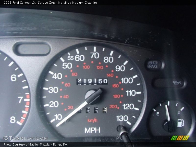 Spruce Green Metallic / Medium Graphite 1998 Ford Contour LX