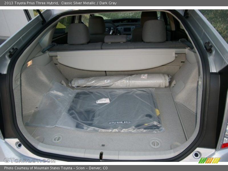 Classic Silver Metallic / Dark Gray 2013 Toyota Prius Three Hybrid