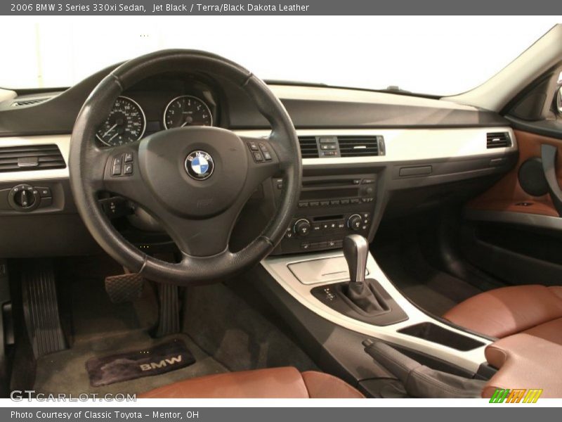 Jet Black / Terra/Black Dakota Leather 2006 BMW 3 Series 330xi Sedan