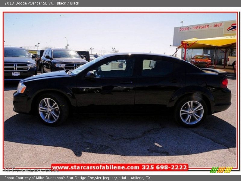 Black / Black 2013 Dodge Avenger SE V6