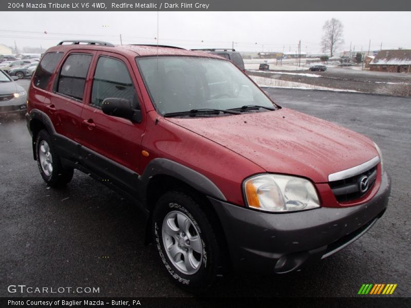 Redfire Metallic / Dark Flint Grey 2004 Mazda Tribute LX V6 4WD