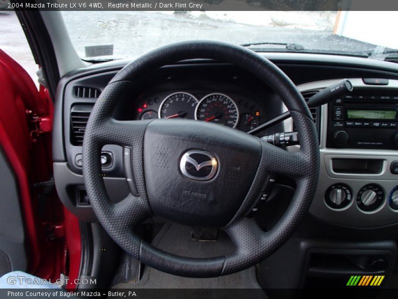 Redfire Metallic / Dark Flint Grey 2004 Mazda Tribute LX V6 4WD