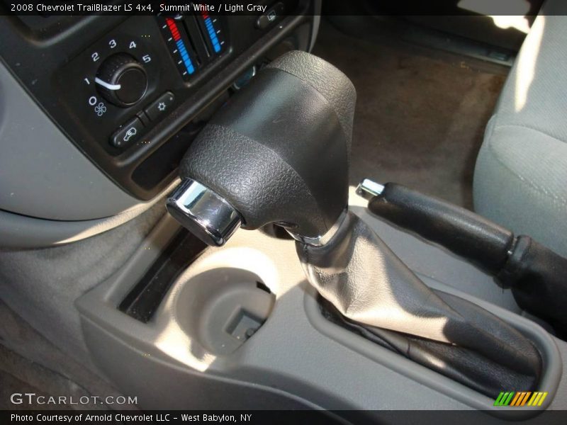 Summit White / Light Gray 2008 Chevrolet TrailBlazer LS 4x4