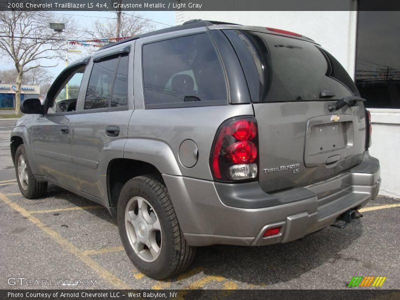 Graystone Metallic / Light Gray 2008 Chevrolet TrailBlazer LS 4x4