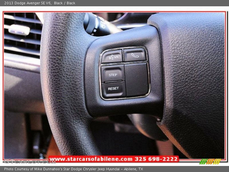 Black / Black 2013 Dodge Avenger SE V6
