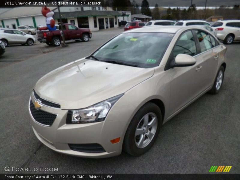 Gold Mist Metallic / Jet Black 2011 Chevrolet Cruze LT
