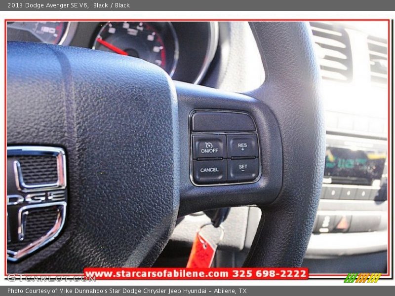 Black / Black 2013 Dodge Avenger SE V6