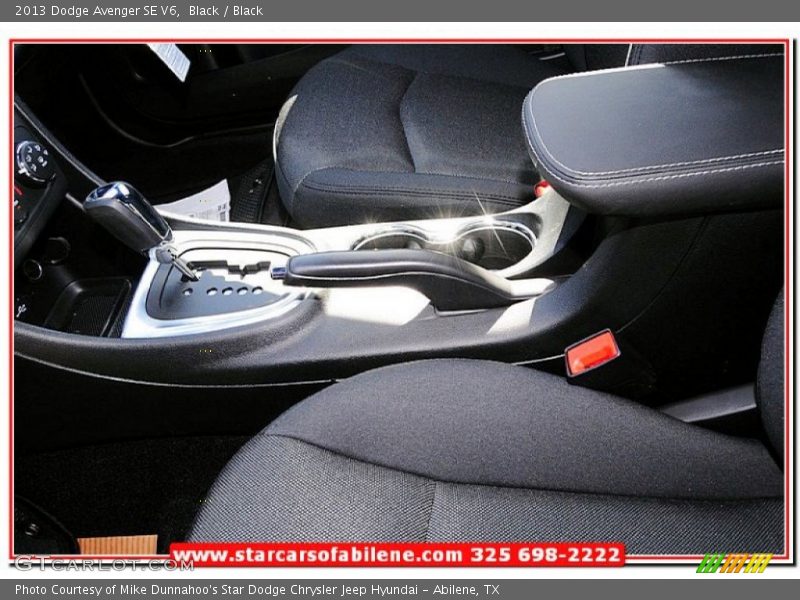Black / Black 2013 Dodge Avenger SE V6