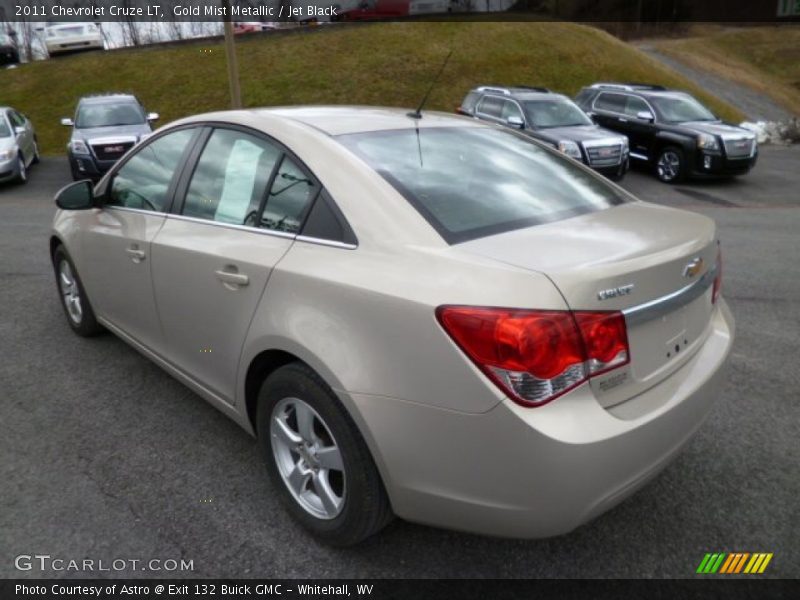 Gold Mist Metallic / Jet Black 2011 Chevrolet Cruze LT