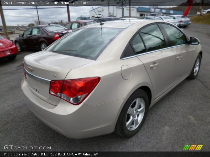 Gold Mist Metallic / Jet Black 2011 Chevrolet Cruze LT