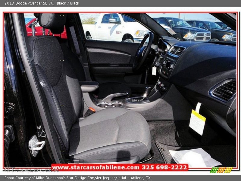 Black / Black 2013 Dodge Avenger SE V6